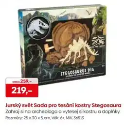 Pompo Jurský svět Sada pro tesání kostry Stegosaura nabídka