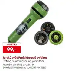 Pompo Jurský svět Projektorová svítilna nabídka