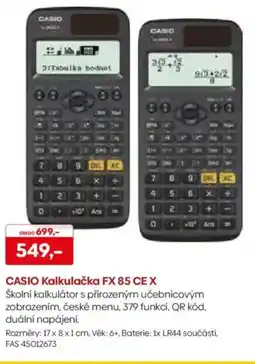 Pompo CASIO Kalkulačka FX 85 CE X nabídka