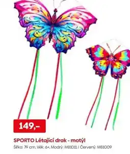Pompo SPORTO Létající drak - motýl nabídka