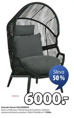 JYSK Zahradní křeslo HALVREBENE nabídka