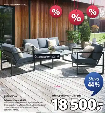 JYSK JUTLANDIA® Zahradní sestava VONGE nabídka