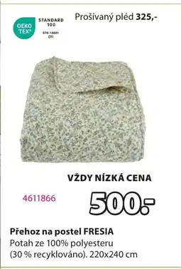 JYSK Přehoz na postel FRESIA nabídka