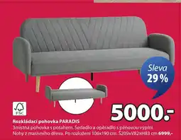 JYSK Rozkládací pohovka PARADIS nabídka
