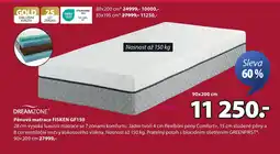 JYSK DREAMZONE® Pěnová matrace FISKEN GF150 nabídka