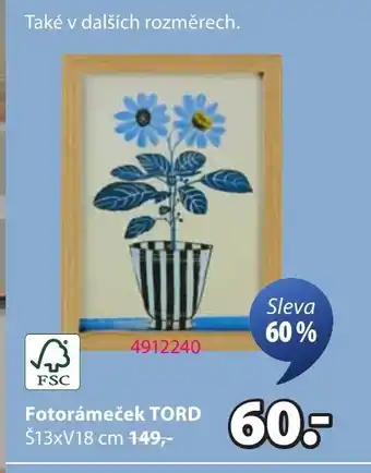 JYSK Fotorámeček TORD nabídka