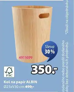 JYSK Koš na papír ALBIN nabídka