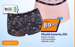 Action Pánské boxerky Ziki nabídka
