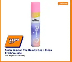 Action Suchý šampon The Beauty Dept. Clean Fresh Volume nabídka