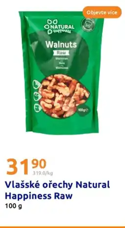 Action Vlašské ořechy Natural Happiness Raw nabídka