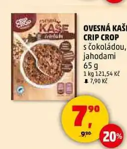 Penny Market OVESNÁ KAŠE CRIP CROP s čokoládou, jahodami, 65 g nabídka
