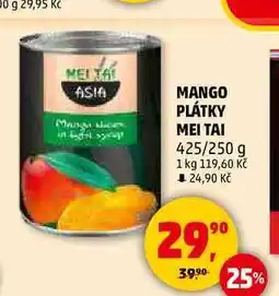 Penny Market MANGO PLÁTKY ΜΕΙ ΤΑΙ, 425/250 g nabídka