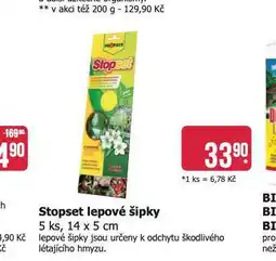 Teta Stopset lepové šipky nabídka