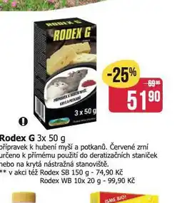 Teta Rodex g nabídka