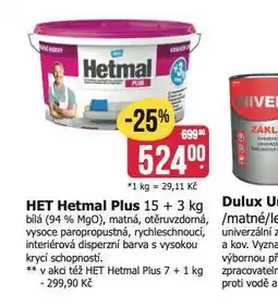 Teta Het hetmal plus nabídka