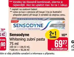 Teta Sensodyne zubní pasta nabídka