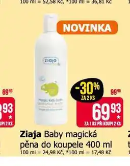 Teta Ziaja baby magická pěna do koupele nabídka
