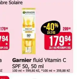 Teta Garnier fluid vitamin c nabídka