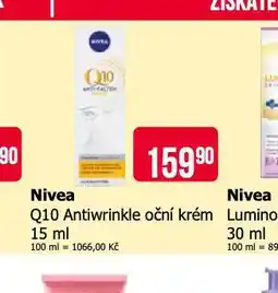 Teta Nivea q10 oční krém nabídka