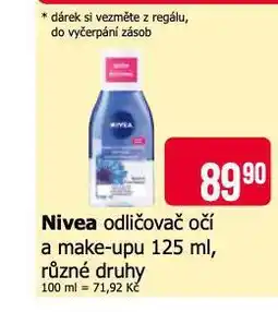 Teta Nivea odličovač očí nabídka