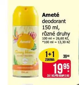 Teta Ameté deodorant nabídka