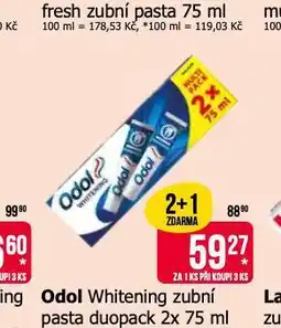 Teta Odol whitening zubní pasta nabídka