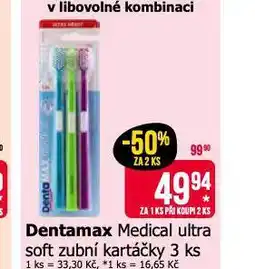 Teta Dentamax medical ultra soft zubní kartáčky nabídka