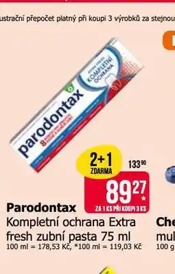 Teta Parodontax kompletní ochrana zubní pasta nabídka