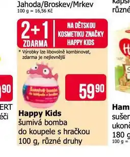 Teta Happy kids šumivá bomba nabídka