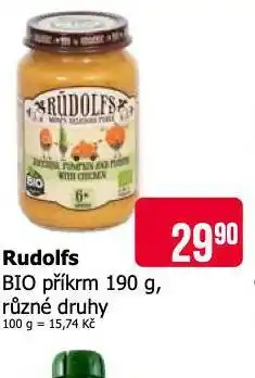 Teta Rudolf bio příkrm nabídka