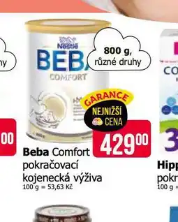 Teta Beba comfort pokračovací kojenecká výživa nabídka