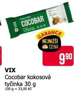 Teta Vix cocobar kokosová tyčinka nabídka