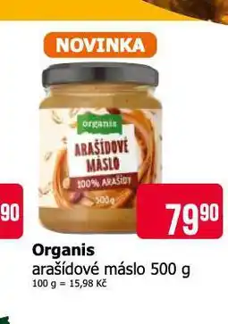 Teta Organis arašídové máslo nabídka