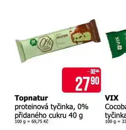 Teta Top natur proteinová tyčinka nabídka