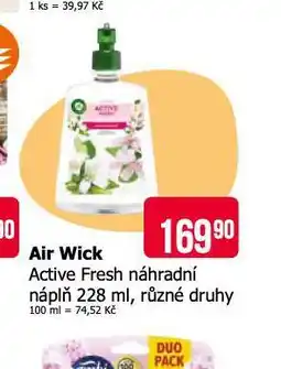 Teta Air wick fresh náhradní náplň nabídka