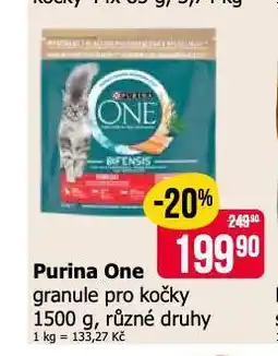Teta Purina one granule pro kočky nabídka
