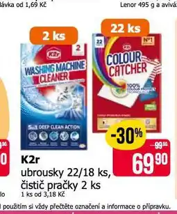 Teta K2r ubrousky, čistič pračky nabídka