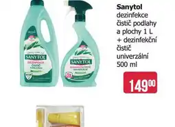 Teta Sanytol dezinfekce čistič podlah a plochy nabídka