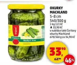 Penny Market OKURKY MACHLAND 5-8 cm, 540/300 g nabídka
