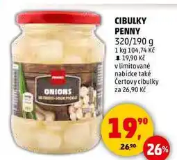 Penny Market CIBULKY PENNY, 320/190 g nabídka