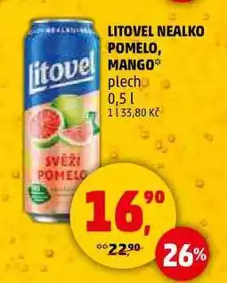 Penny Market LITOVEL NEALKO POMELO, MANGO plech, 0,5 l nabídka