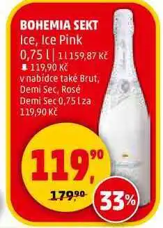 Penny Market BOHEMIA SEKT Ice, 0,75 l nabídka