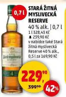 Penny Market STARÁ ŽITNÁ MYSLIVECKÁ RESERVE 40% alk., 0,7 l nabídka
