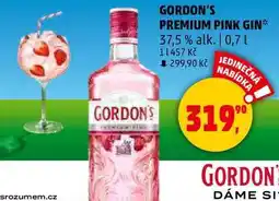 Penny Market GORDON'S PREMIUM PINK GIN 37,5% alk., 0,7 l nabídka