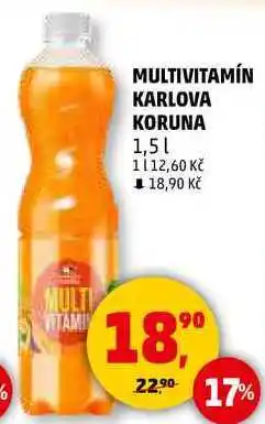 Penny Market MULTIVITAMÍN KARLOVA KORUNA, 1,5 l nabídka