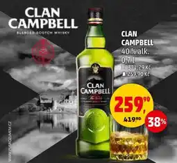 Penny Market CLAN CAMPBELL 40% alk., 0,7 l nabídka