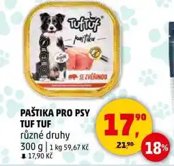 Penny Market PAŠTIKA PRO PSY TUF TUF různé druhy, 300 g nabídka