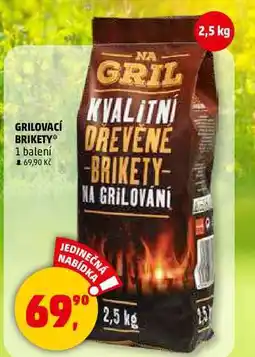 Penny Market GRILOVACÍ BRIKETY, 1 balení nabídka