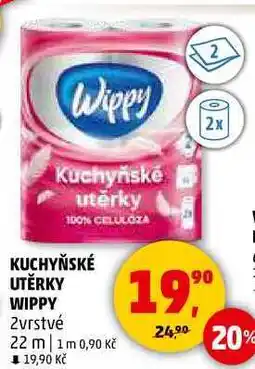 Penny Market KUCHYŇSKÉ UTĚRKY WIPPY 2vrstvé, 22 m nabídka