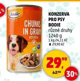 Penny Market KONZERVA PRO PSY BODIE různé druhy, 1240 g nabídka